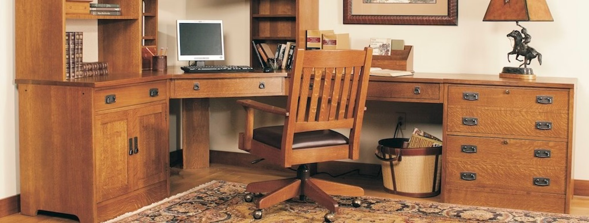 Bedroom office idea