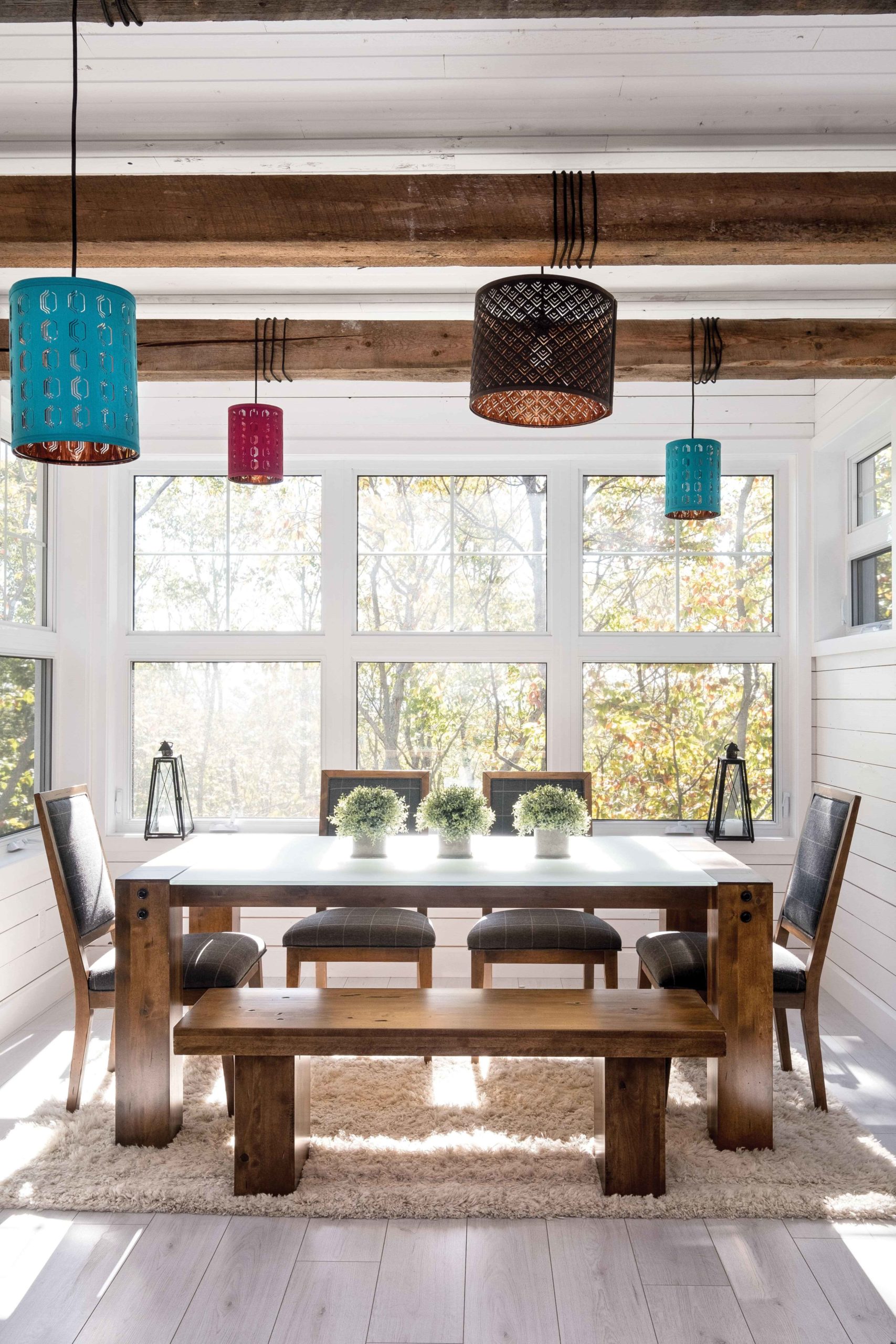 Farmhouse dining table set