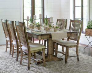 Farmhouse dining table set 2